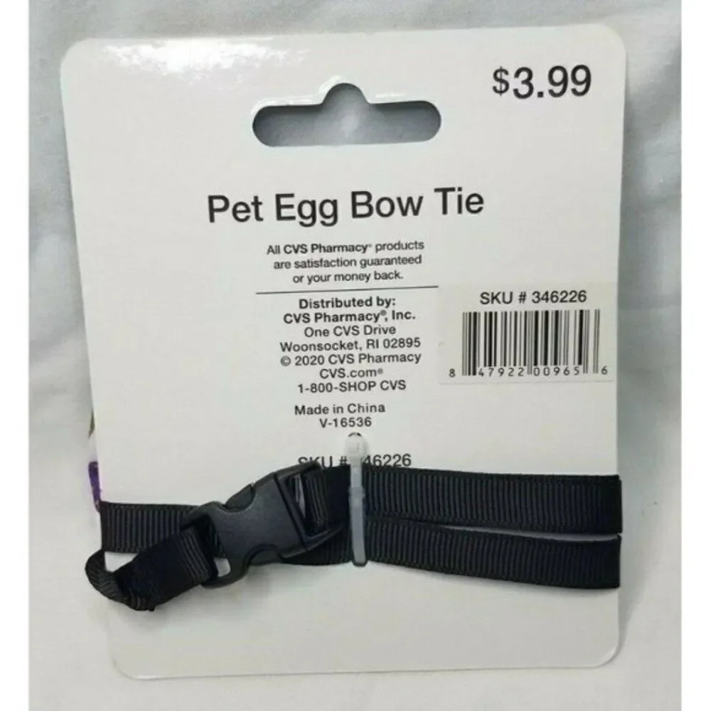 170 Cottondale Bow Tie Pet Dog Girl Pink Easter Egg